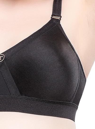 TRYLO Women's Cotton Non-Padded Wire-Free Casual Full Coverage Bra